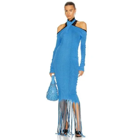 ワンピース BOTTEGA VENETA DRESS (629736VKUH0 9068) Bottega Veneta | Dresses | Bottega Veneta Rib Fringe Cold